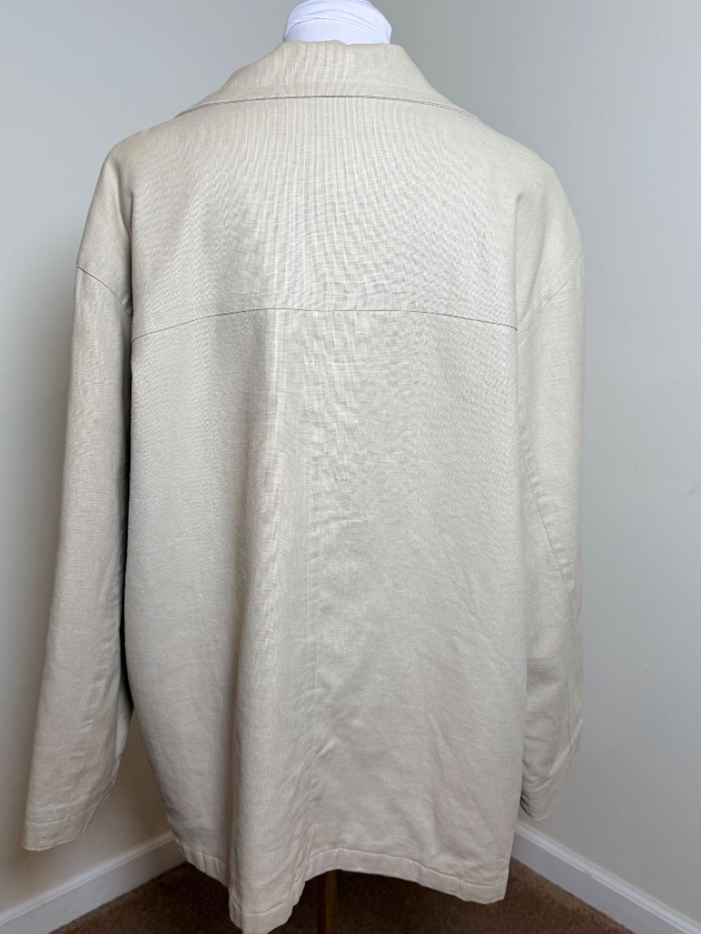 Vintage LLBean Linen Work Jacket Classic Lightly Insulated Workwear Outdoor Wear - Picture 4 of 11